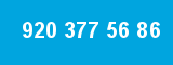 920 377 56 86